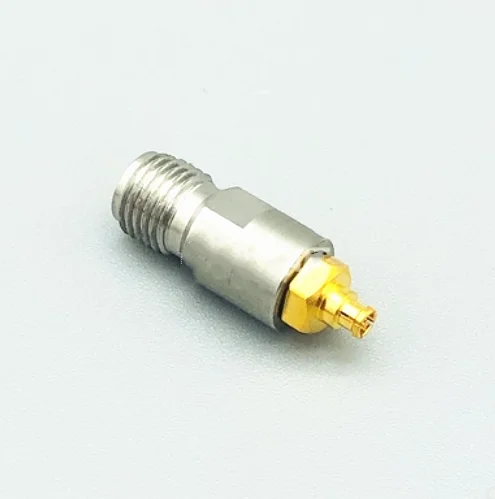 Adaptador de prueba de onda de acero inoxidable, conector hembra a hembra de 2,92mm, de alta frecuencia, DC-26.5G-0