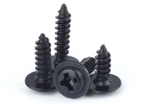 black round head with self tapping screws 100 pcs m1 2x3 4 5mm