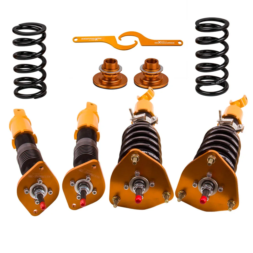 Распорки для Nissan 03-09 350Z Z33 амортизаторы Высота золото Coilover демпфер Adj.