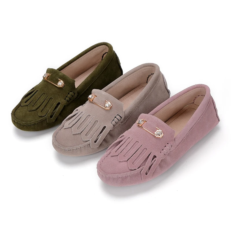 100% женская обувь из натуральной кожи Сезон весна-осень Повседневная Удобные