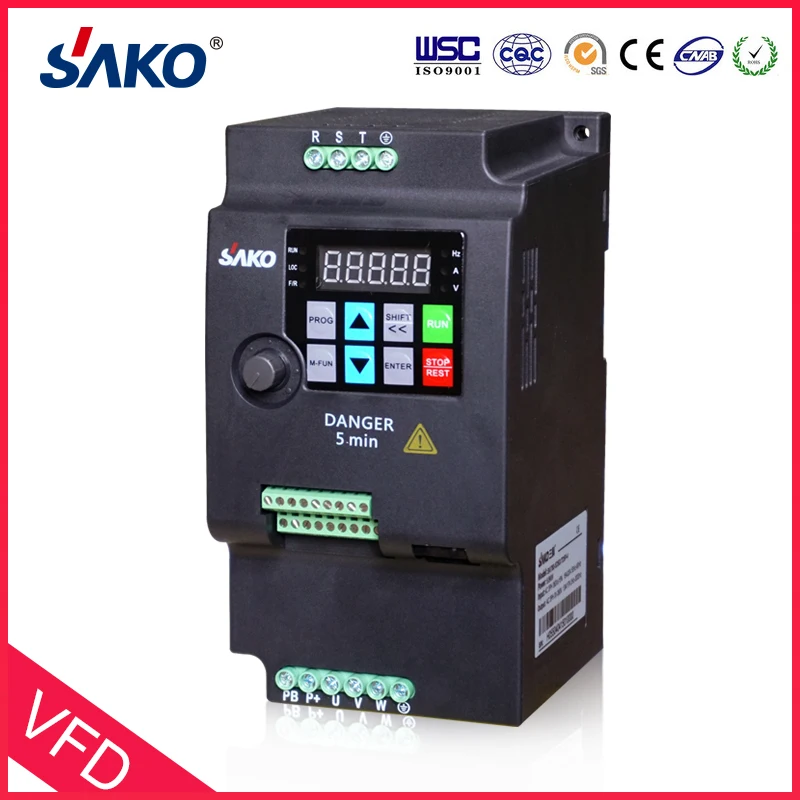 SAKO SKI780 5.5KW 380V VFD преобразователь переменной частоты для скорости двигателя контрольный преобразователь
