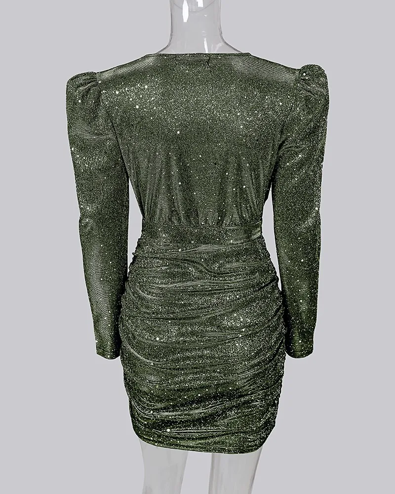 LUZUZI 2019 Новинка сексуальное облегающее платье с глубоким V-образным вырезом