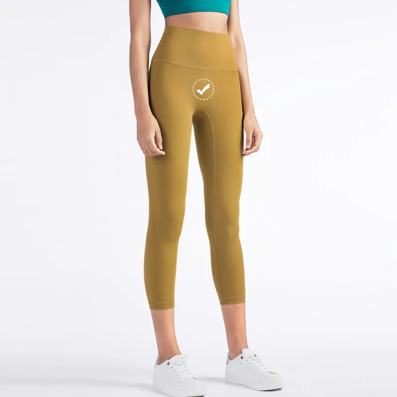 Леггинсы спортивные с завышенной талией 3/4 дюйма |