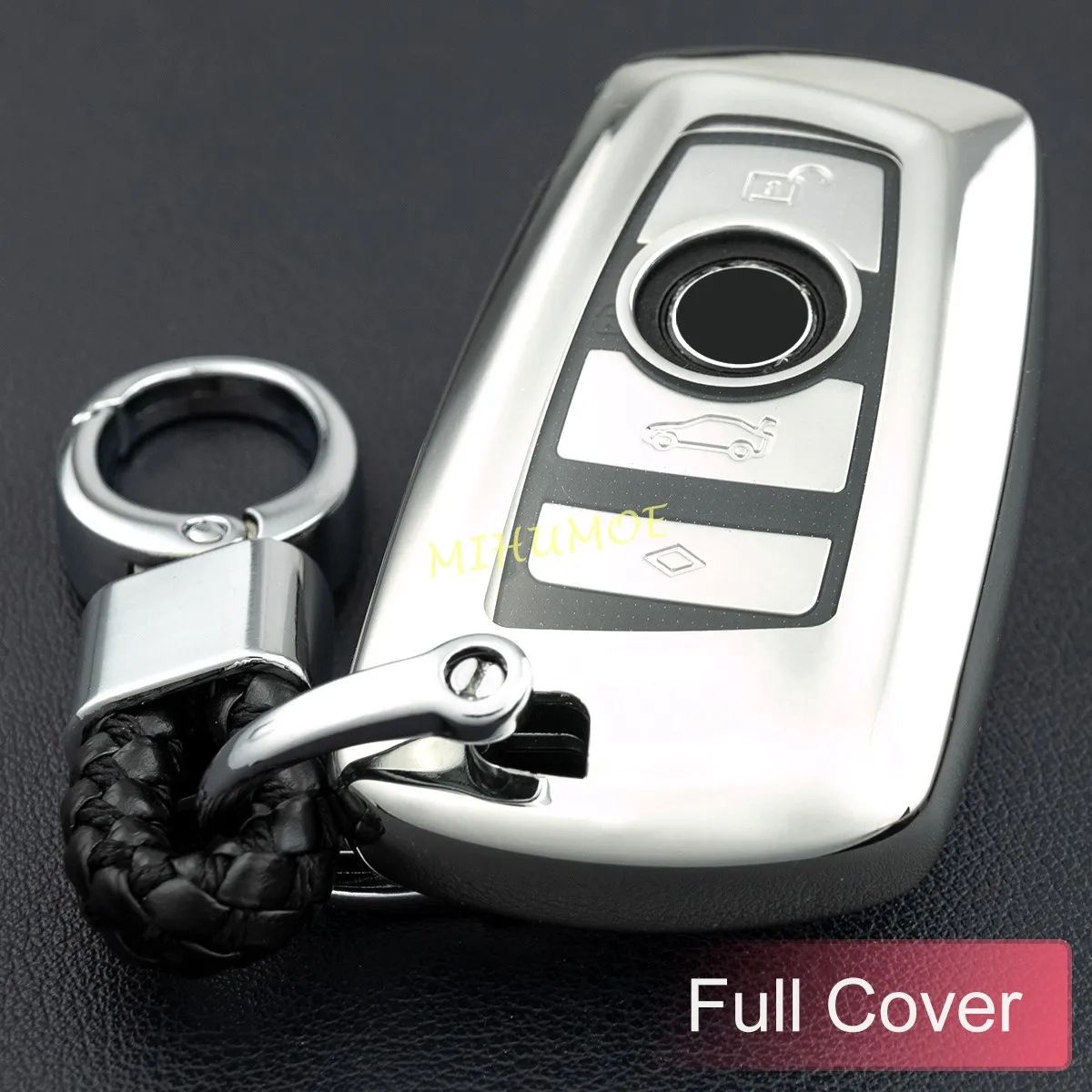 

Car Key Chain Ring Fob Case Cover For BMW 1 2 3 4 5 6 7 Series X3 X4 F20 F22 F30 F31 F34 F32 F33 F36 F10 F11 F07 F01 F25 F26 F80