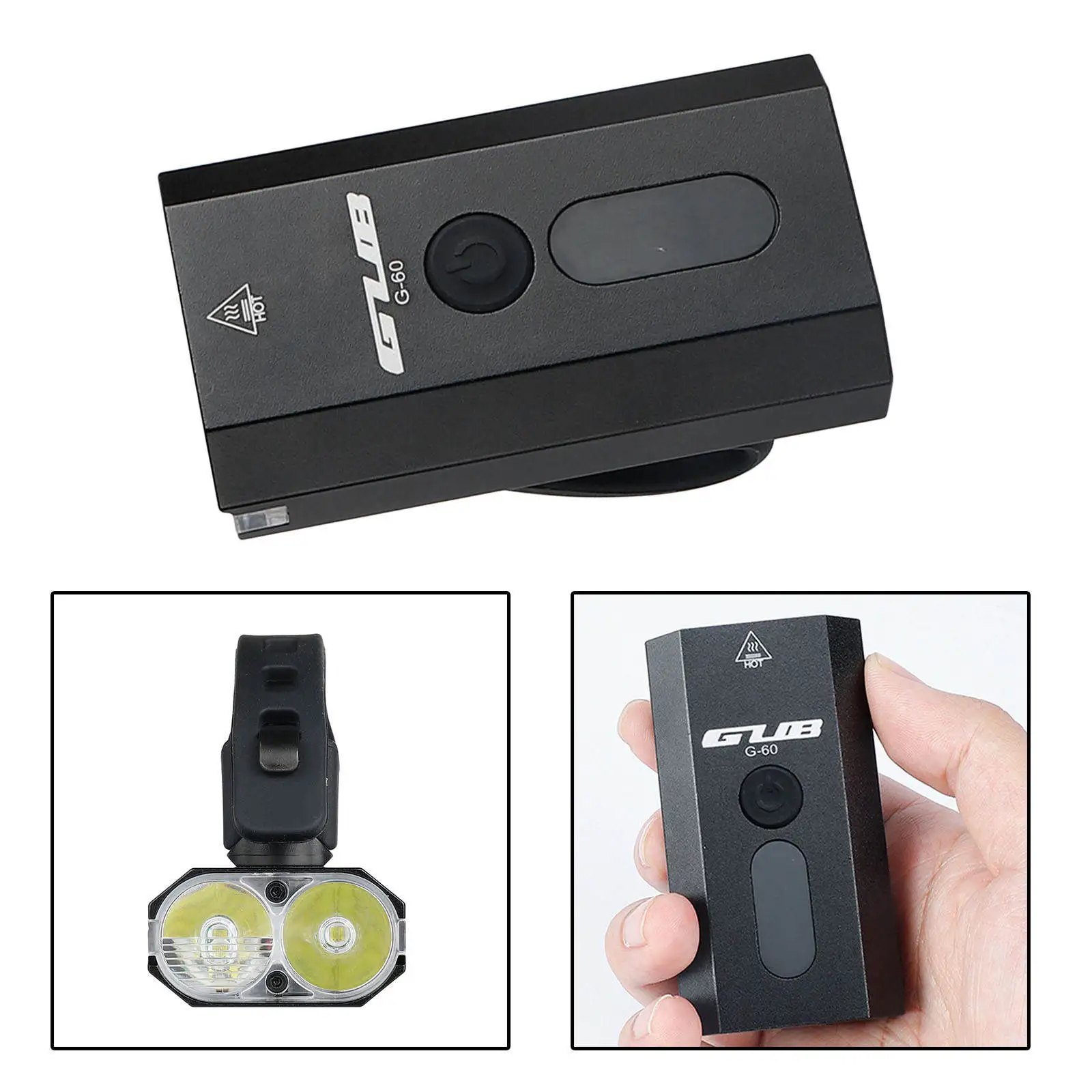 

T6 Bike Front Headlight USB Powerful 1500mAh Waterproof Road City Riding