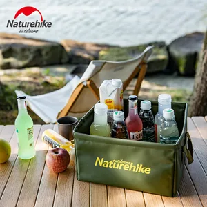 Складное квадратное ведро Naturehike 13 л, многофункциональная емкость для хранения, для дома и путешествий