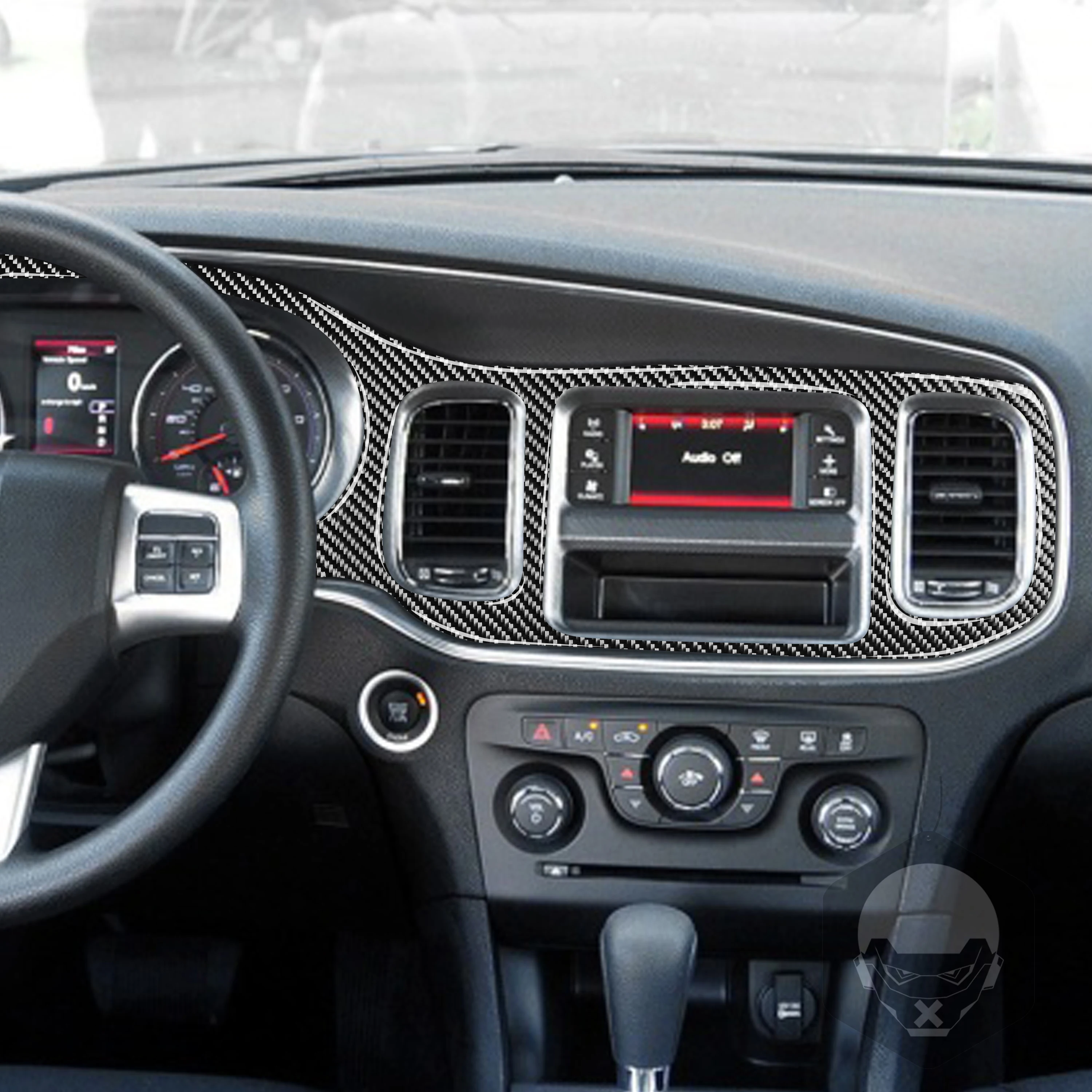 Наклейка из углеродного волокна для зарядного устройства Dodge 2011 2014 LD SXT SRT8