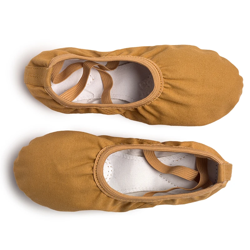 

USHINE TuoSe quality full rubber band Exercising Shoes Yoga Slippers Gym Children Ballet Dance Shoes Girls Woman Kids ballerina