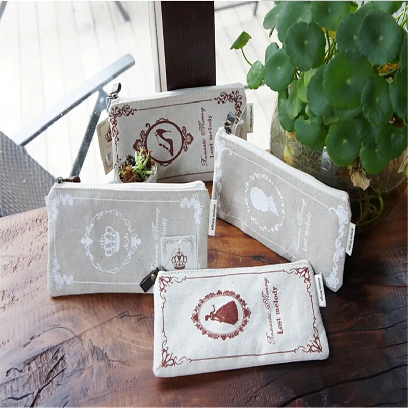 1 шт./лот новинка винтажная Сумка-карандаш ручка Карманный чехол сумка для