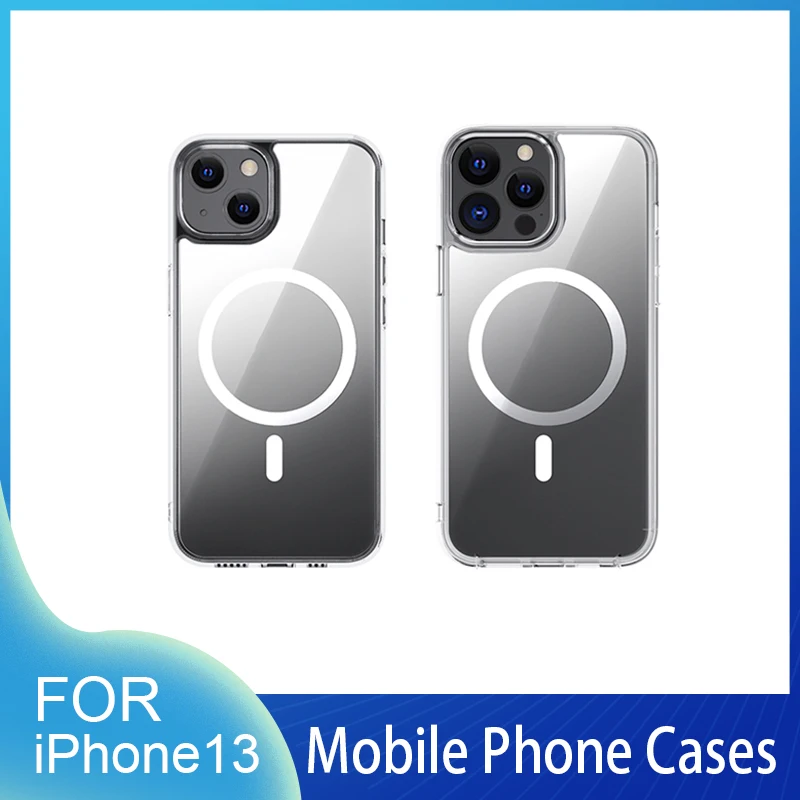 

TPU Magnectic Case For iPhone13 /Pro /Pro Max /MINI Shockproof Soft Protection Cover For Magnetic Wireless Charging Phone Shell