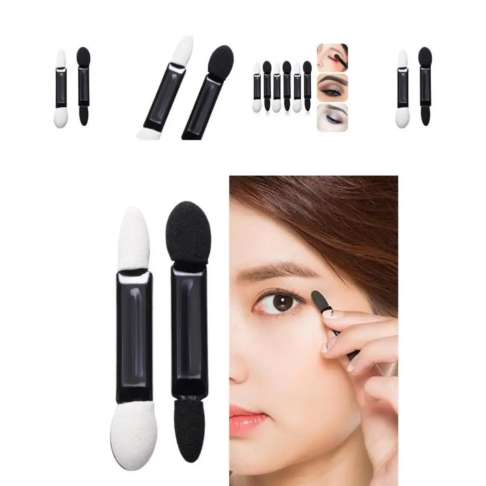 

100Pcs/Pack Eyeshadow Brush Safe Emulsion Easy to Use for Women Eyeshadow Applicator Eyeshadow Applicator