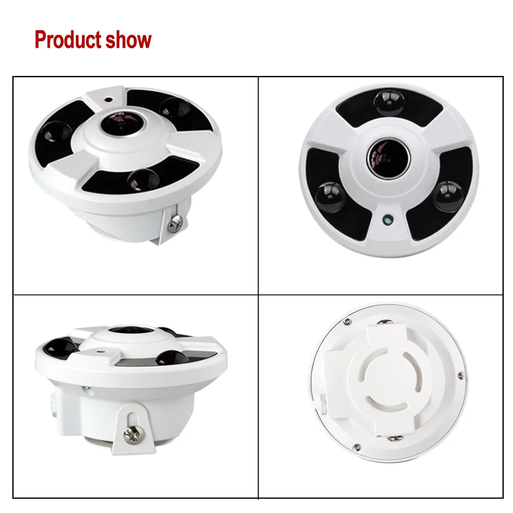 AHD камера видеонаблюдения с углом обзора 360 градусов панорамная рыбий глаз