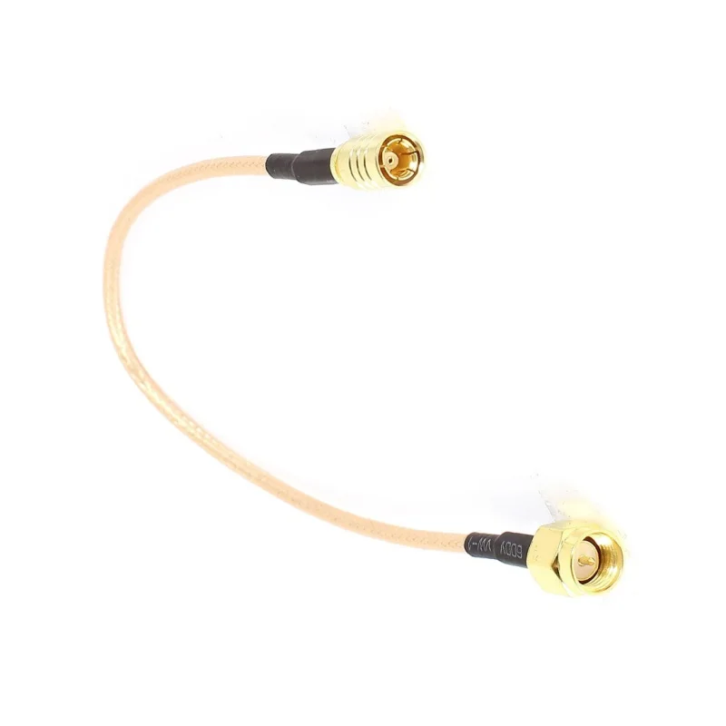 SMA male 21,59 см черный+ золотой, SMB jack M/F штекер RG 316 коаксиальный Соединительный кабель
