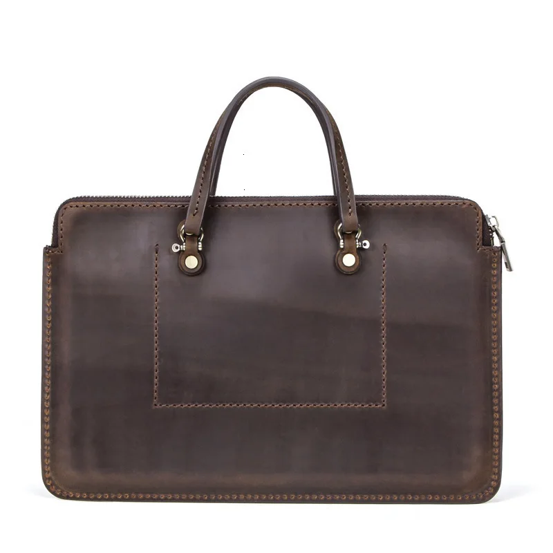 Сумка мессенджер из натуральной кожи для мужчин и женщин|Мужские портфели| |