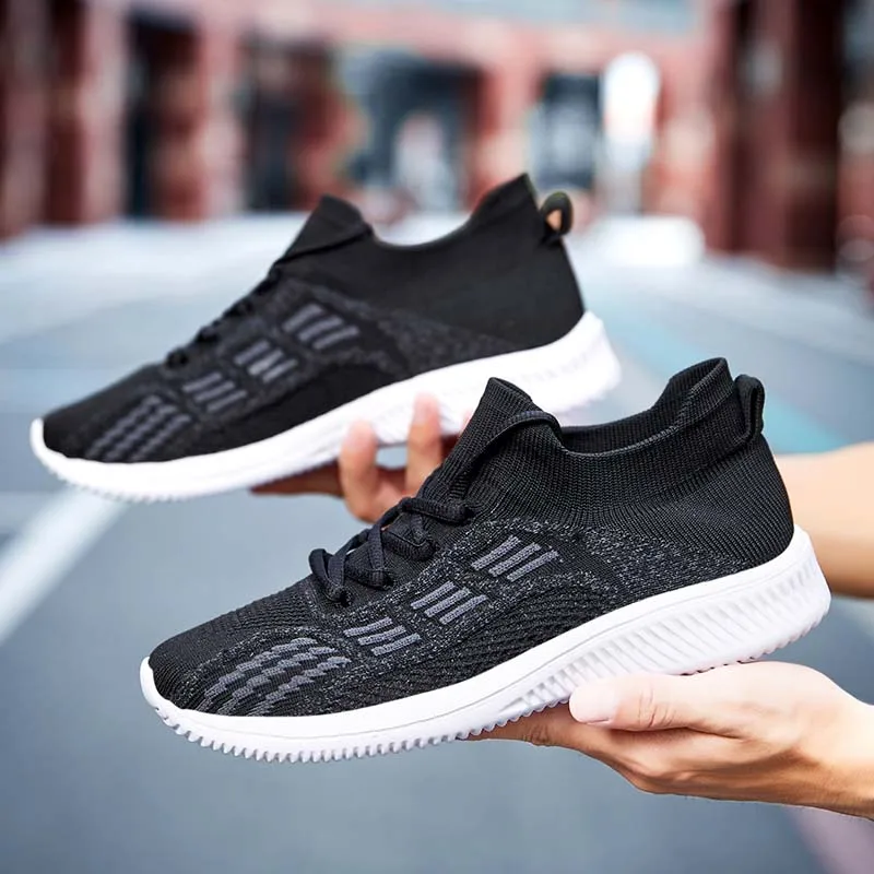 Мужские беговые кроссовки дышащие для бега на открытом воздухе летающие мужчин и