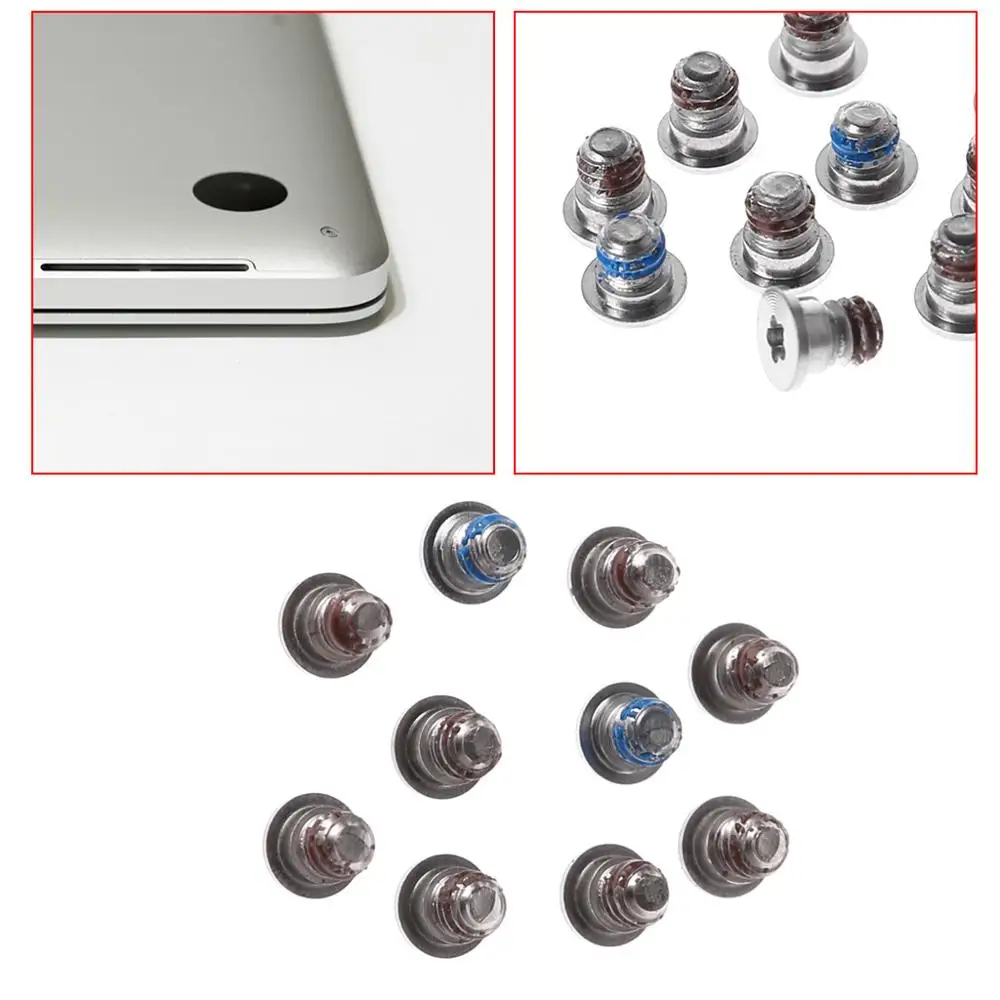10pcs Screws For MacBook Pro Retina 13.3 inch 15.4 A1502 A1425 A1398 Bottom Back Case Cover | Компьютеры и офис