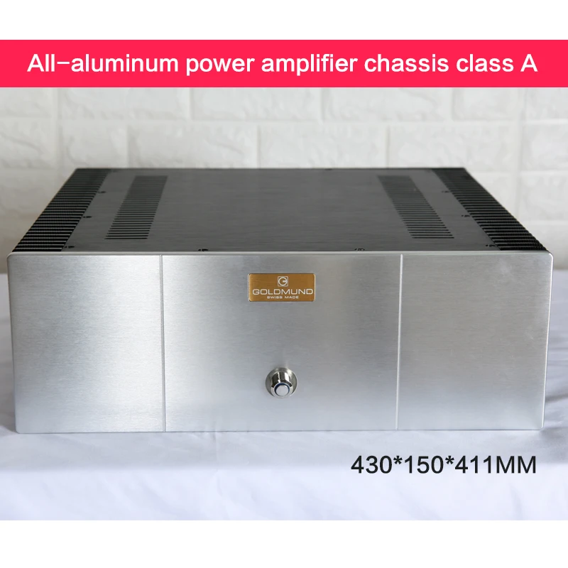 

All-aluminum Power Amplifier Chassis 4315 Class A Case Audio Shell Power Box Amplifier Enclosure with Radiator 430*150*411MM
