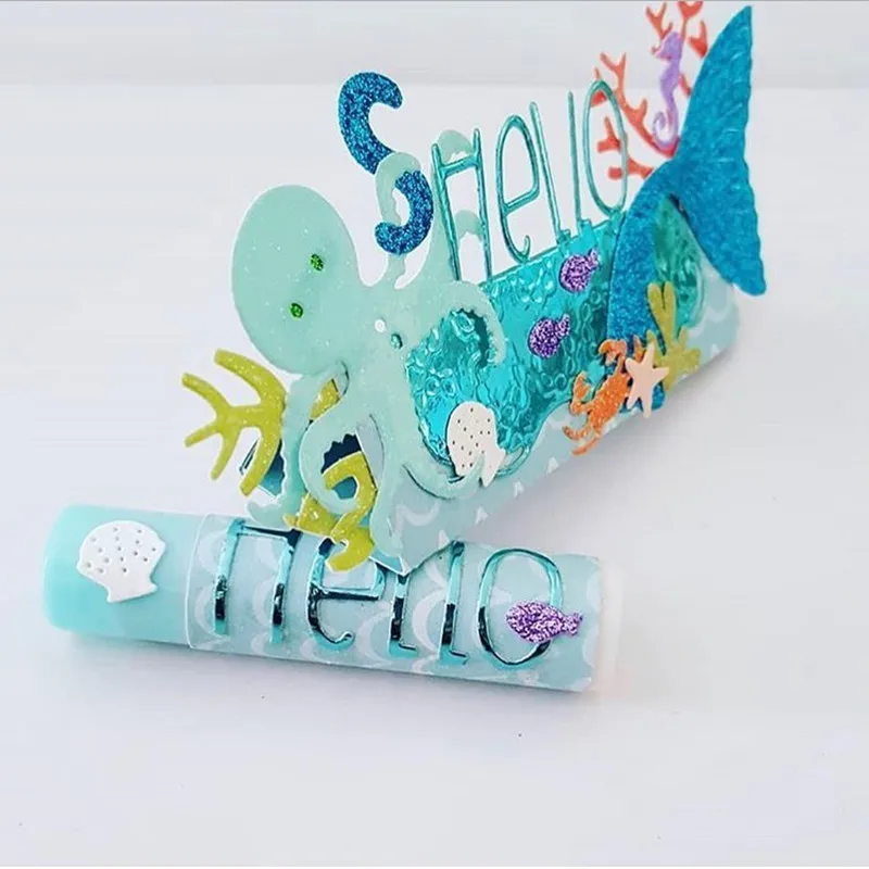 9 видов стилей карман печать металлический Трафаретный вырубной штамп кроя