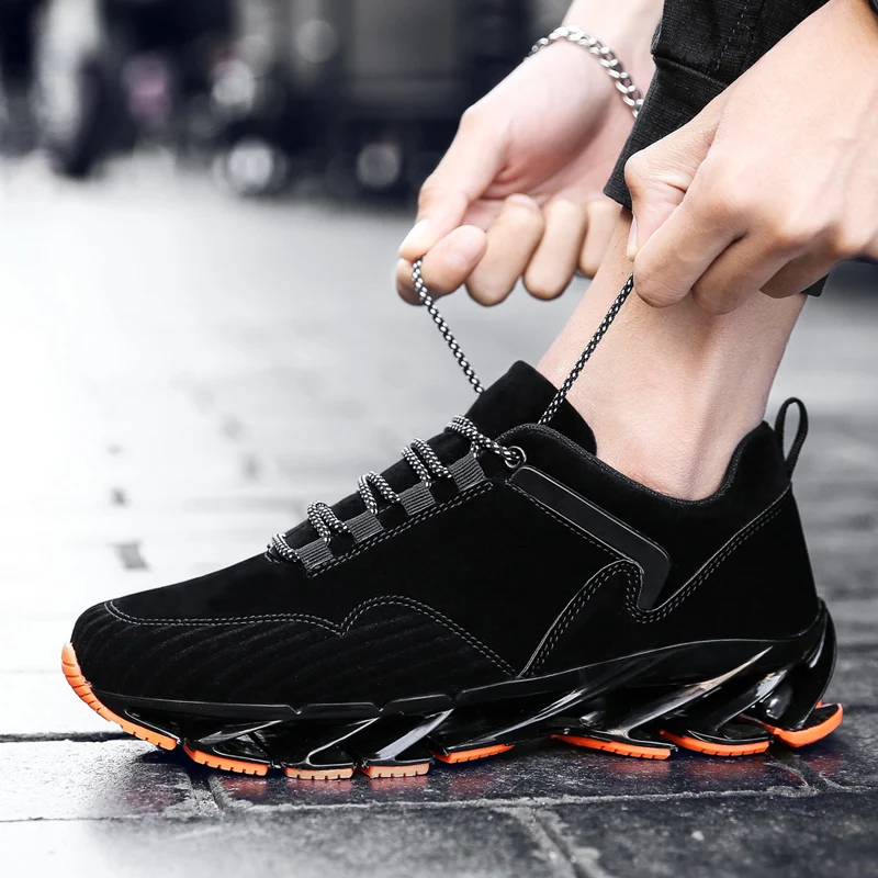 Мужская обувь с лезвием Дышащая для бега Мужские кроссовки Амортизирующая