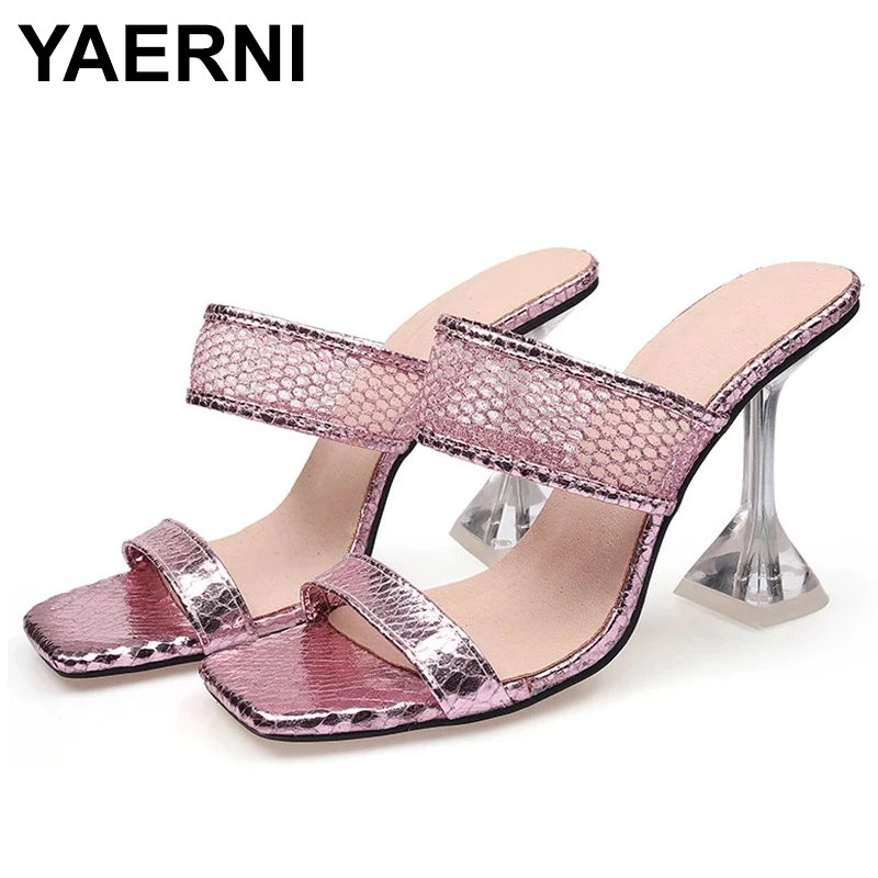 

Женские летние сандалии с квадратным носком и змеиным принтом, Размеры 35-46