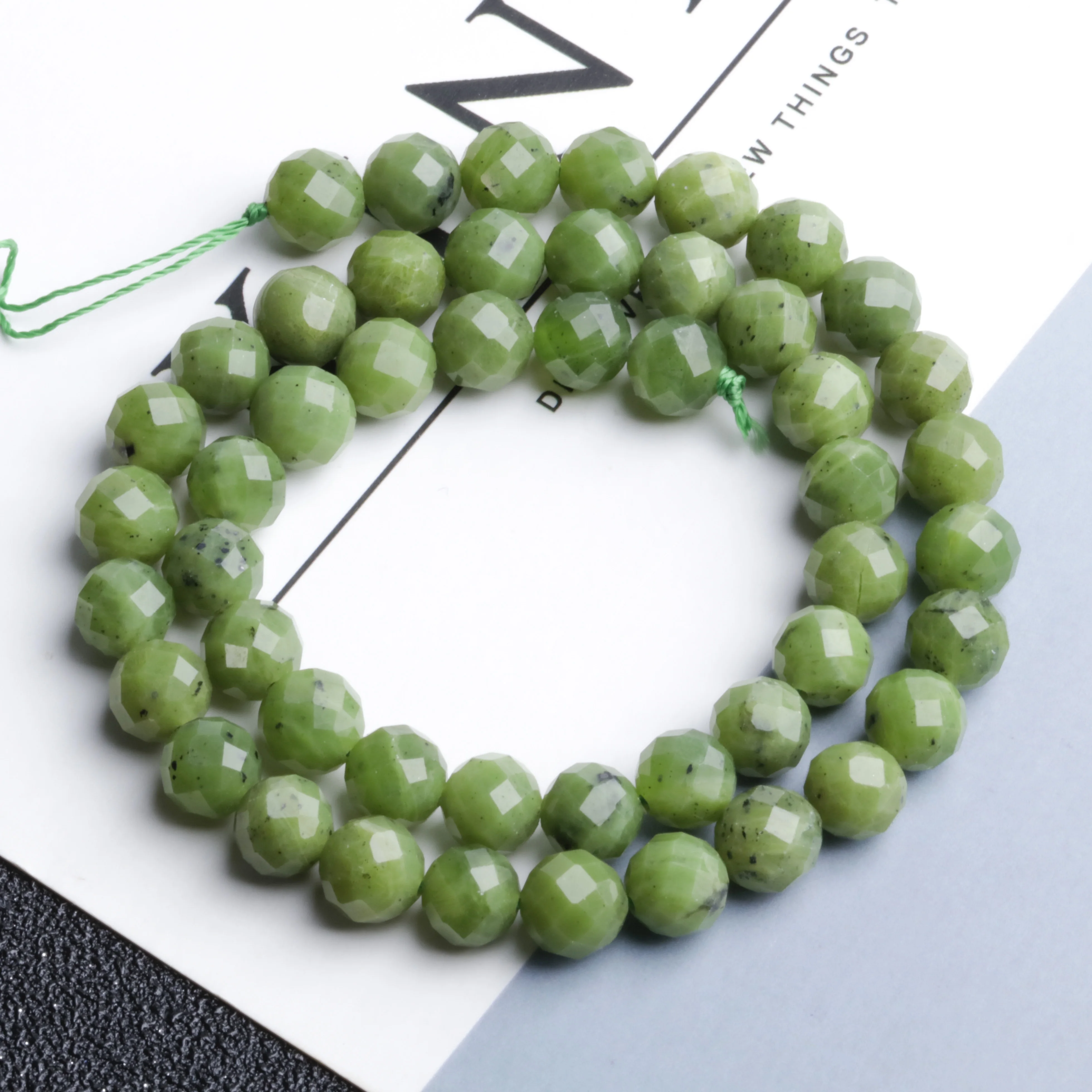 

Jiayu Faceted Polygonal Round Beads For Jewelry Making Strand 15" DIY Bracelet Necklace Jewelry Beads Wholesale