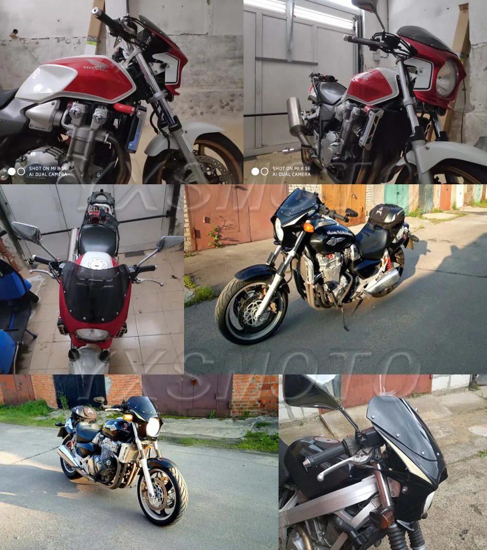 Ручная литья под давлением CB400 cb1300 VTEC Модифицированная крышка капота литья под давлением ветер и винт подходит для Honda обтекателя части