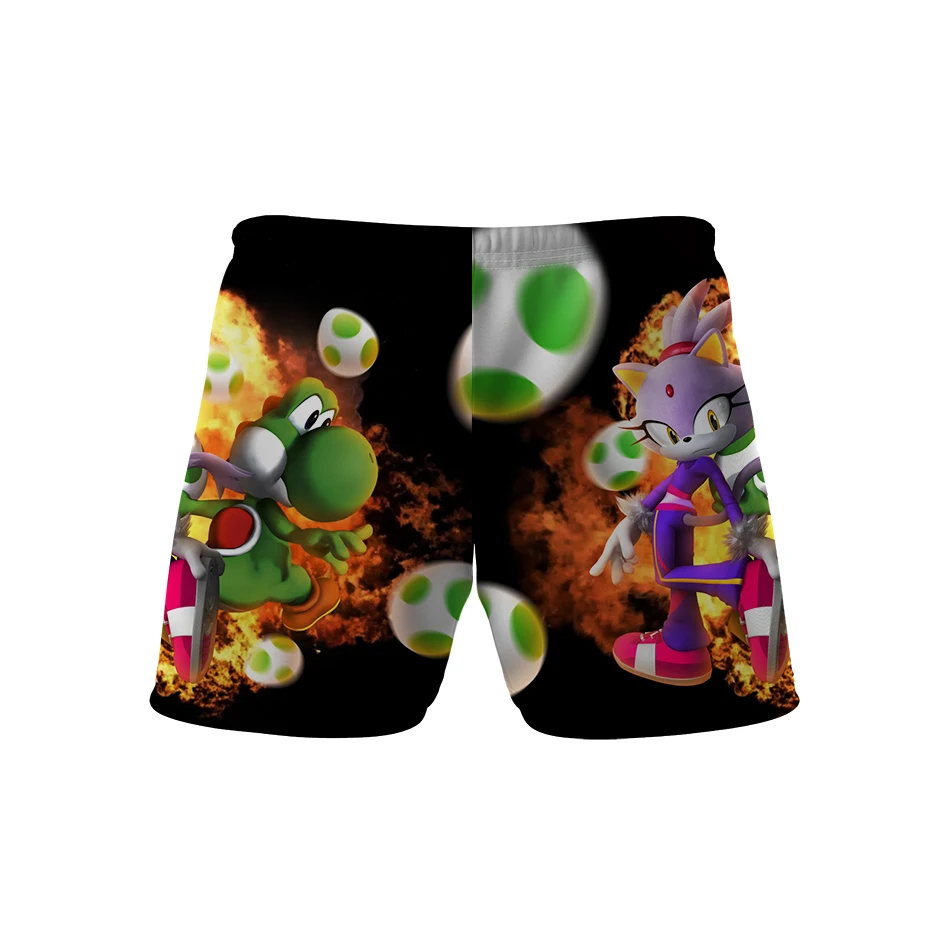 

Boy Shorts Summer Girl Shorts Children Boy Girls children Kids Beach Short Sports Pants Kids 3D Sonic Cartoon Leisure Shorts