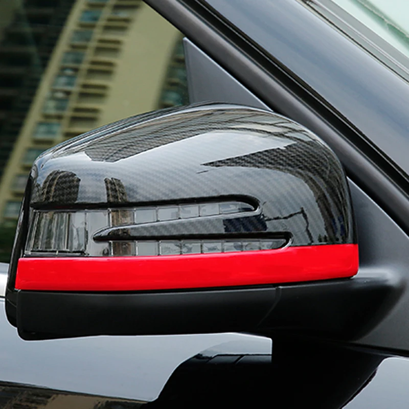 

CarManGo For Mercedes Benz GLE ML GL GLS Auto Car Side Rearview Mirror Cover Trim Sticker Frame Chrome Exterior Accessories