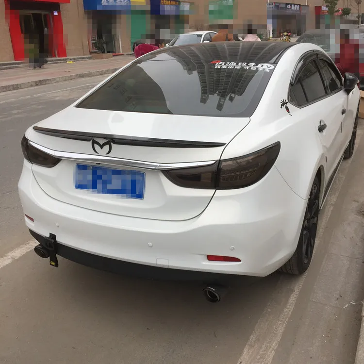 Спойлер для Mazda 6 2014 2019 Mazda6 ATENZA спортивный ABS Материал заднее крыло автомобиля