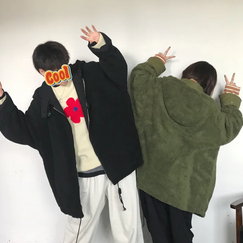 2019 зимняя новая Корейская версия овечьей шерсти с обеих сторон одежда для пары