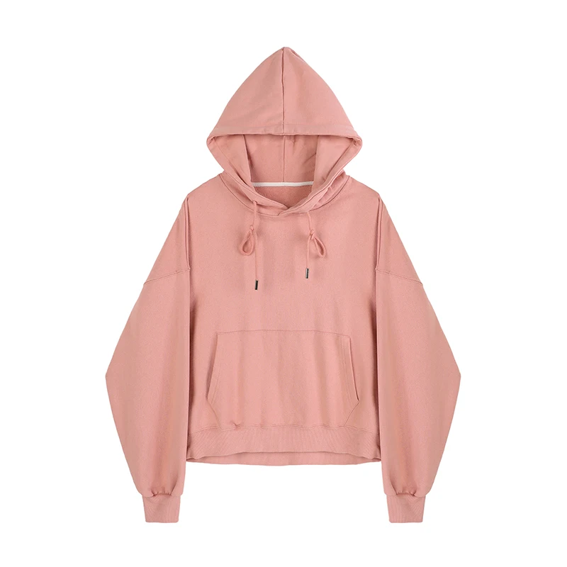 

Candy Color Casual Simple Hooded Sweatshirts Fashion Loose All-match Hoodies Women 2021 New Fresh Soft Bottoming Woman Hoody