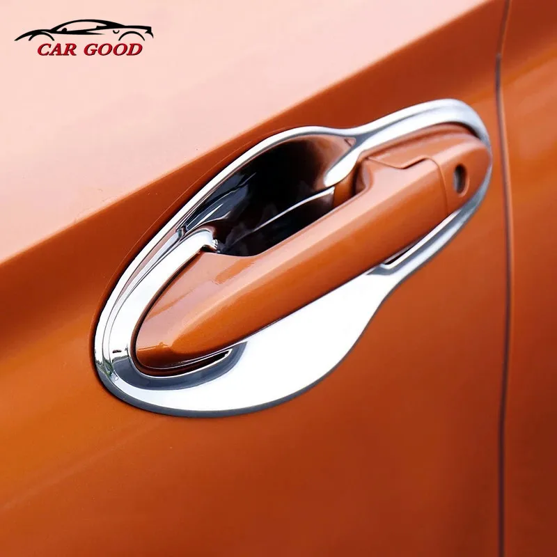 

For Honda HR-V HRV 2015 2016 2017 2018 ABS Chrome Car Door protector handle Bowl Cover Trim sticker Car Styling Accessories 4pcs