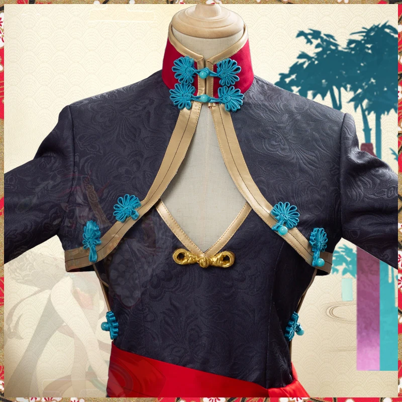 Fate Grand Order FGO Shuten-douji zombie Косплей Костюм Zombie Shuten Douji Cheongsam с уголком Хэллоуин костюм для женщин F