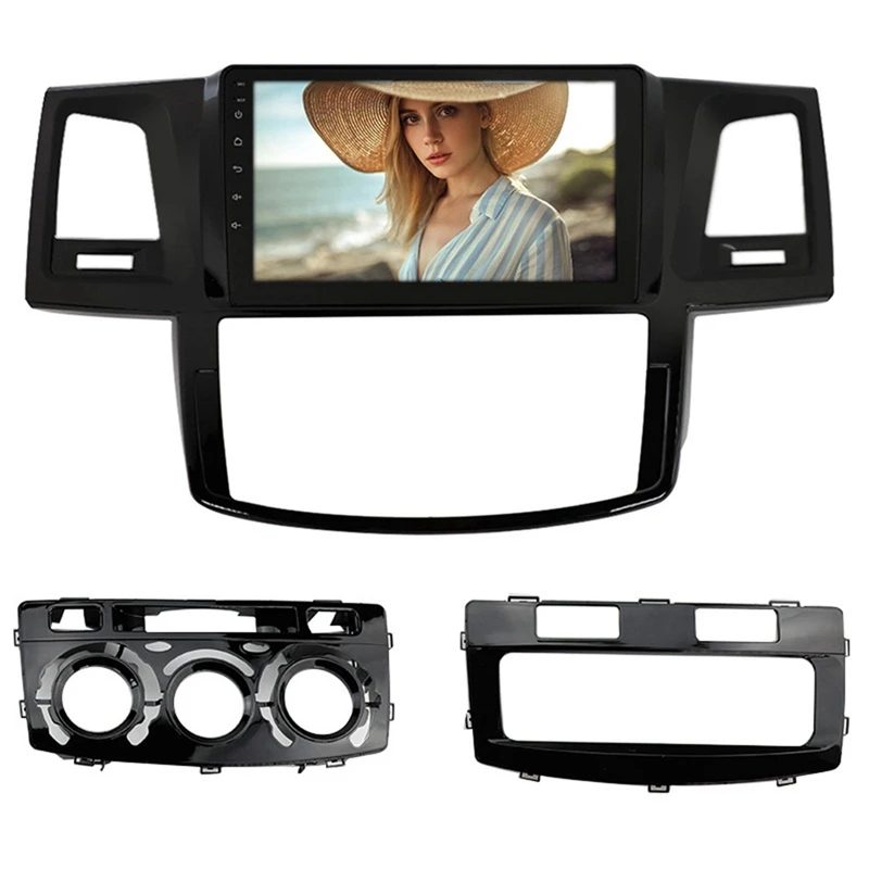 

NEW-Car Android Player 2+16G 9 Inch IPS 2.5D Full HD Screen with Player Casing for Toyota Hilux Vigo 2012-2016