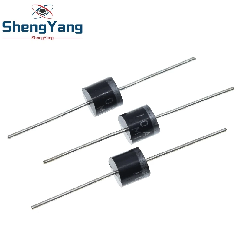 10 шт электрическая осевой выпрямительный диод 10A10 R-6 DIP 10A 1000V 10a10 | Электронные