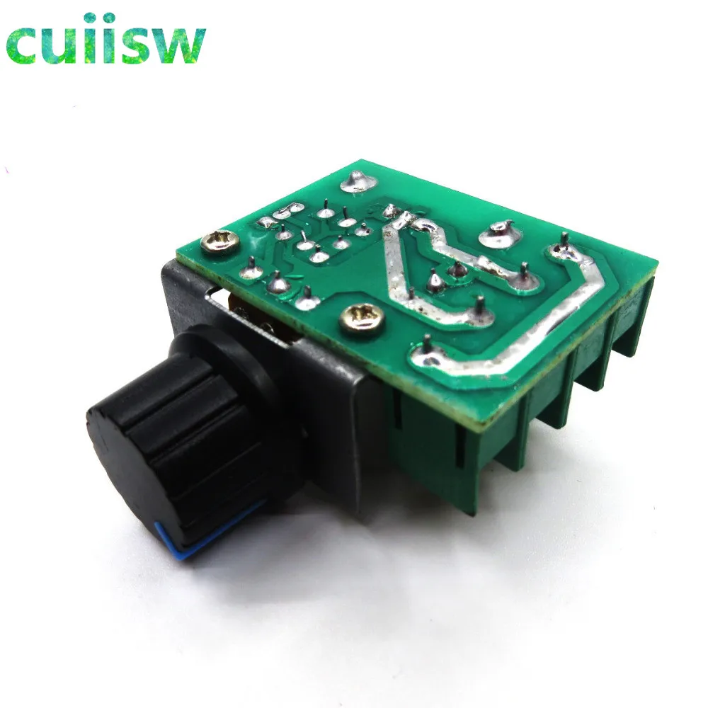 1 шт. регулятор напряжения переменного тока 220 в 2000 Вт SCR диммеры с затемнением