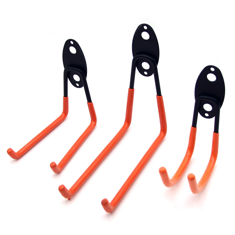 Настенное крепление гараж велосипед вешалка крючок Heavy Duty металлические крючки