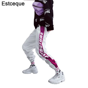 Брюки женские хип-хоп свободные, с высокой талией, 2020