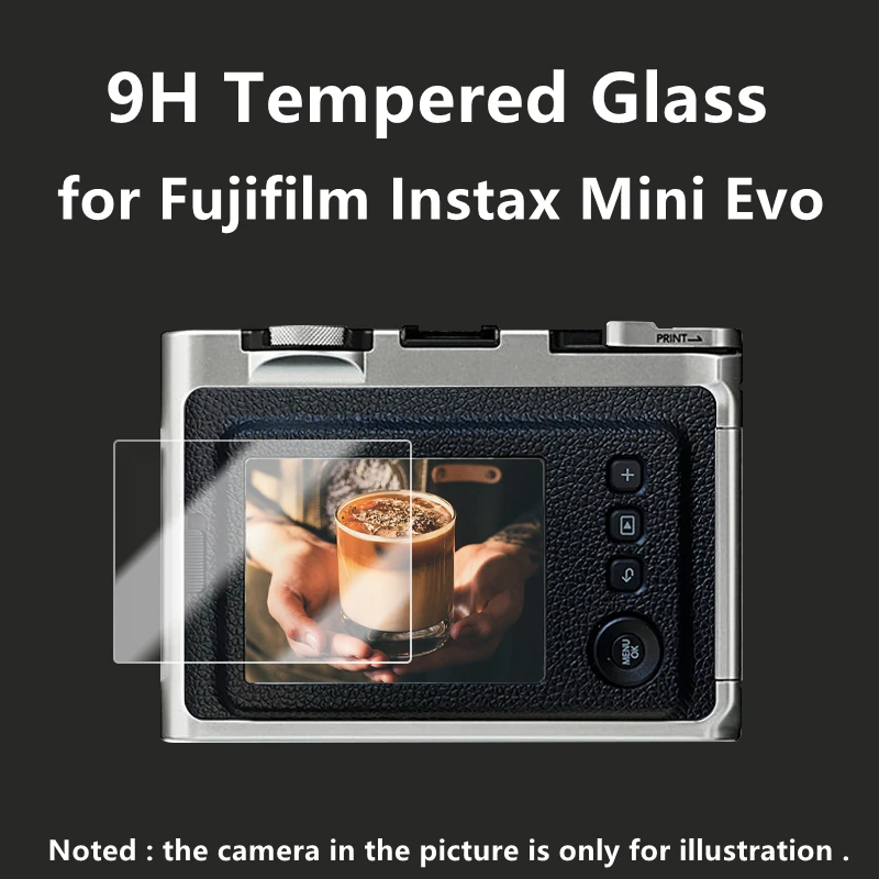 

Fuji Fujifilm IInstax Mini Evo Camera Glass Hardness Tempered Glass Ultra Thin Screen Protector for Fujifilm miniEVO Camera
