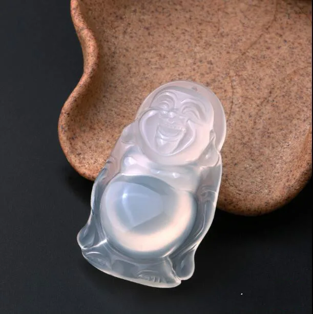 Ожерелье с подвеской из натурального зеленого изумруда для мужчин и