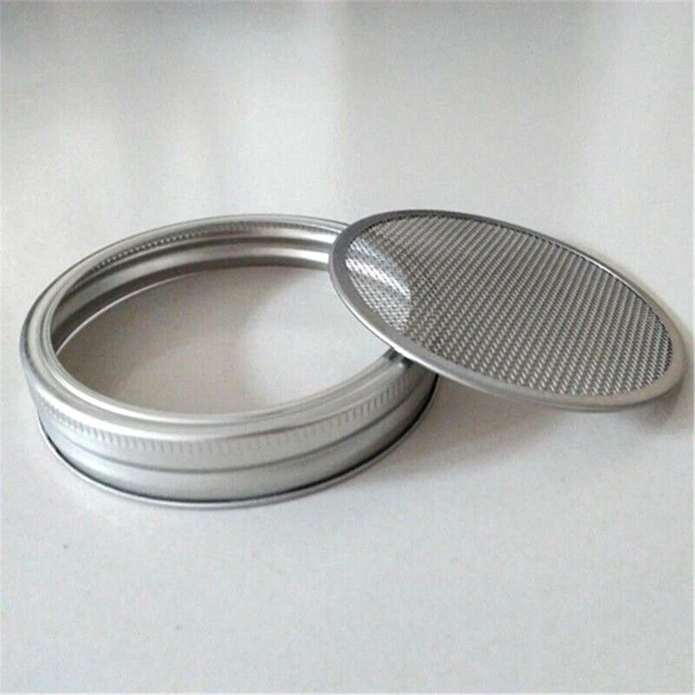 Seed Sprouter Kit Sprouting Mason баночки с нержавеющими стальными сетчатыми крышками Germinator