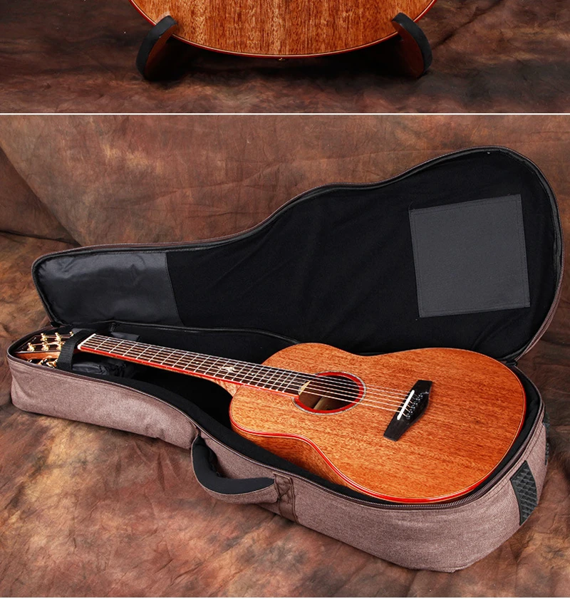 Акустическая гитара из массива дерева 36 дюймов 41 дюйм Высококачественная