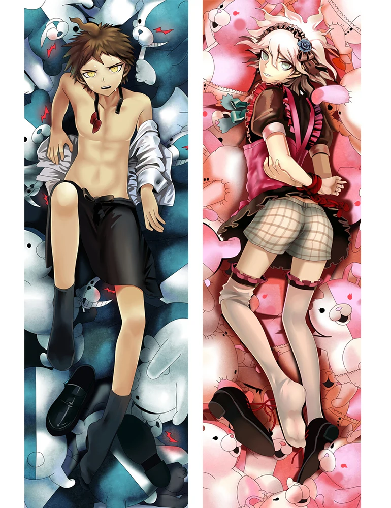 

Danganronpa Hinata Hajime Pillow Cover Dakimakura Bedroom Bedding Anime Pillow Case Hugging Body Pillowcase