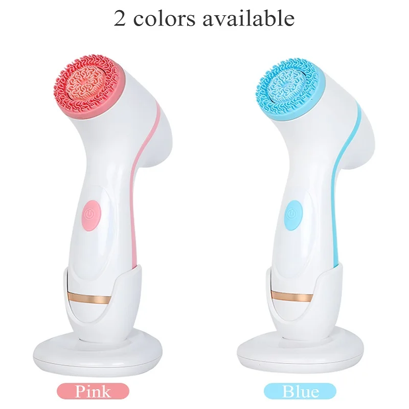 

Electric Face Cleaner Machine Facial Cleansing Brush Silicone Rotating Face Pore Cleaner Tool Machine