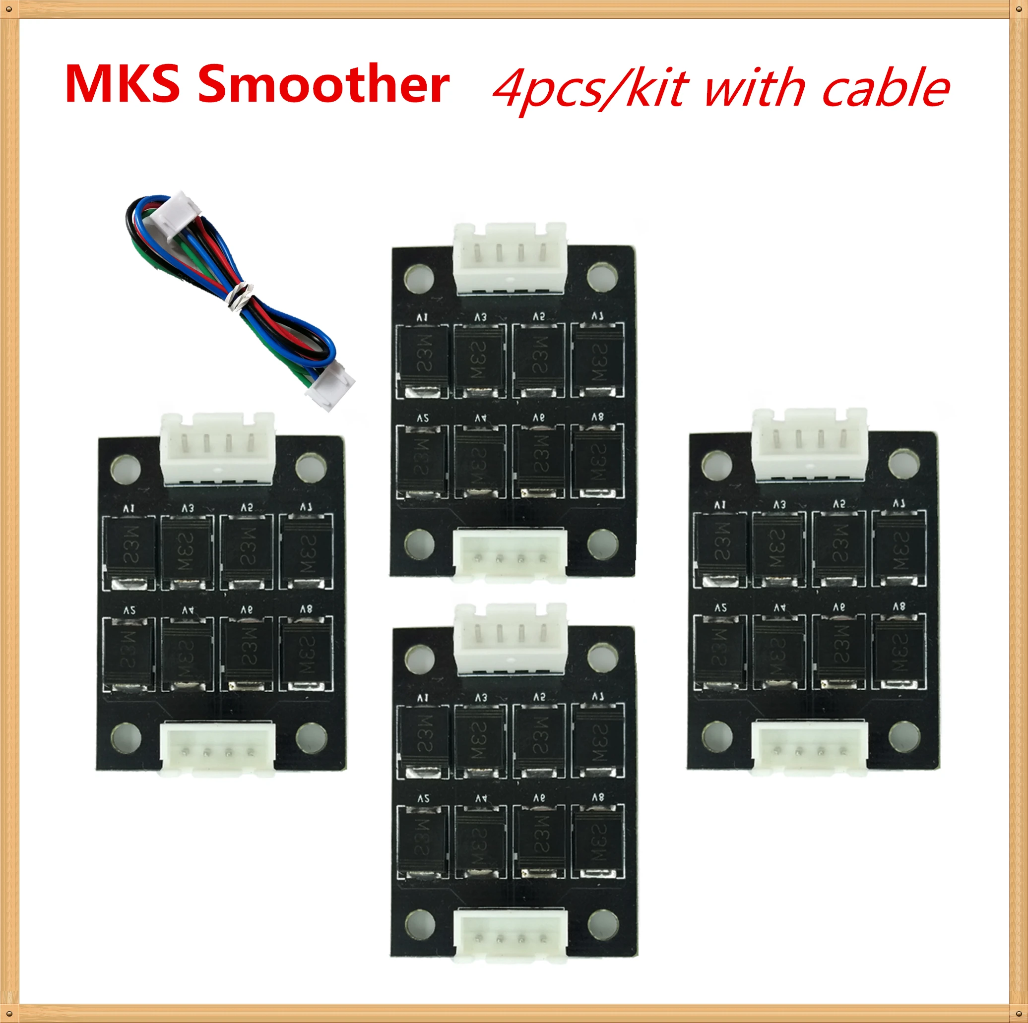 

3D printing Smoother filter stepper motor breakout board step eliminator texture smoother addon stabilizer diode part 4pcs/pack