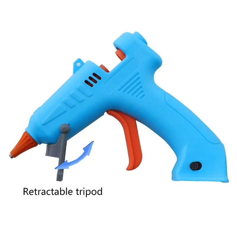 

High Temp Heater Wireless Hot Melt Glue Repair Tool USB Rechargeable + 10 Sticks K9FA