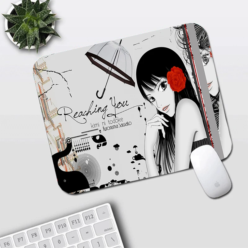 

MRGLZY Small Mouse Pad Anime Thickened Laptop Waterproof Rubber Pad Mouse Pad Small Mouse Pad