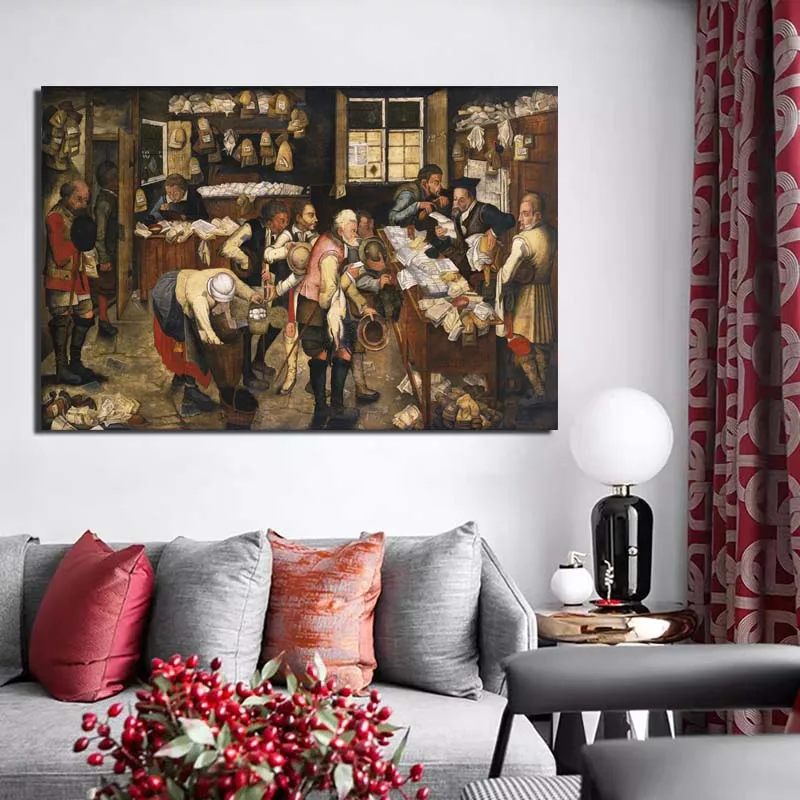 Деревенский ювер Bruegel холст картина печать гостиная украшение для дома