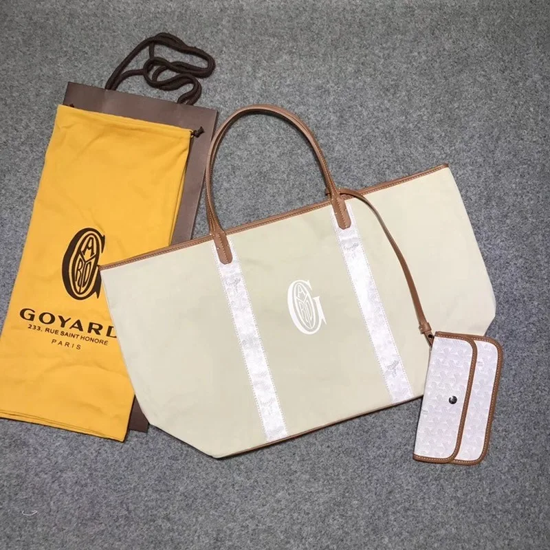 

Fashionable high-end two-sided shopping bag, beach bag, mother-and-child bag with leather silk-printed bag, medium luxury bags