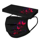 Маска одноразовая Нетканая с принтом бабочки для мужчин и женщин, защитная 3-слойная Маска для косплея на Хэллоуин, 1-10 шт.